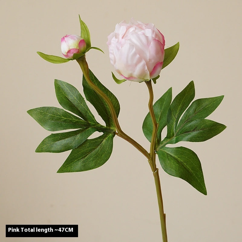 Simulation 2 Peony Fake Flower Living Room Decoration