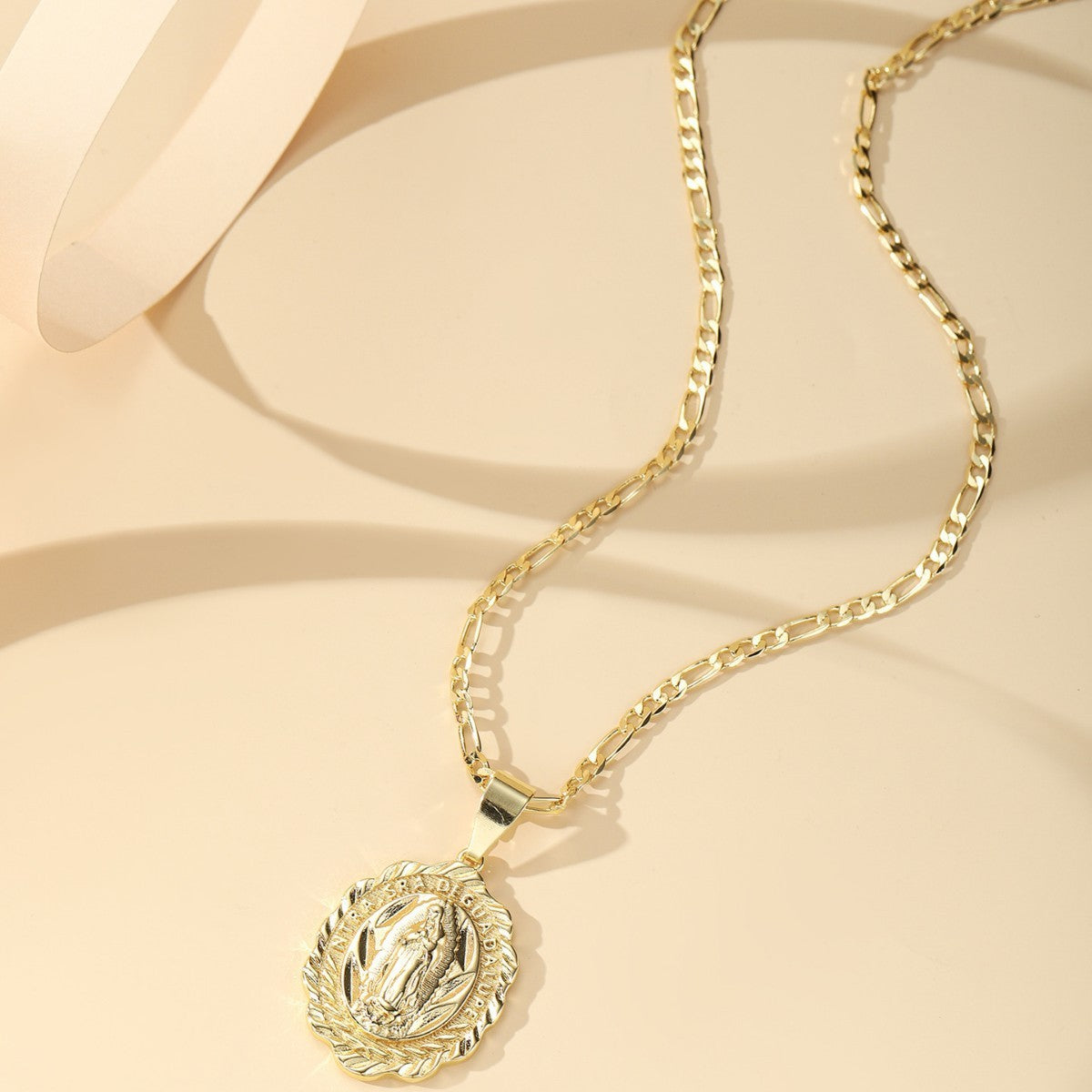 Retro Personalized Accessories Long Popular Religious Virgin Mary Necklace