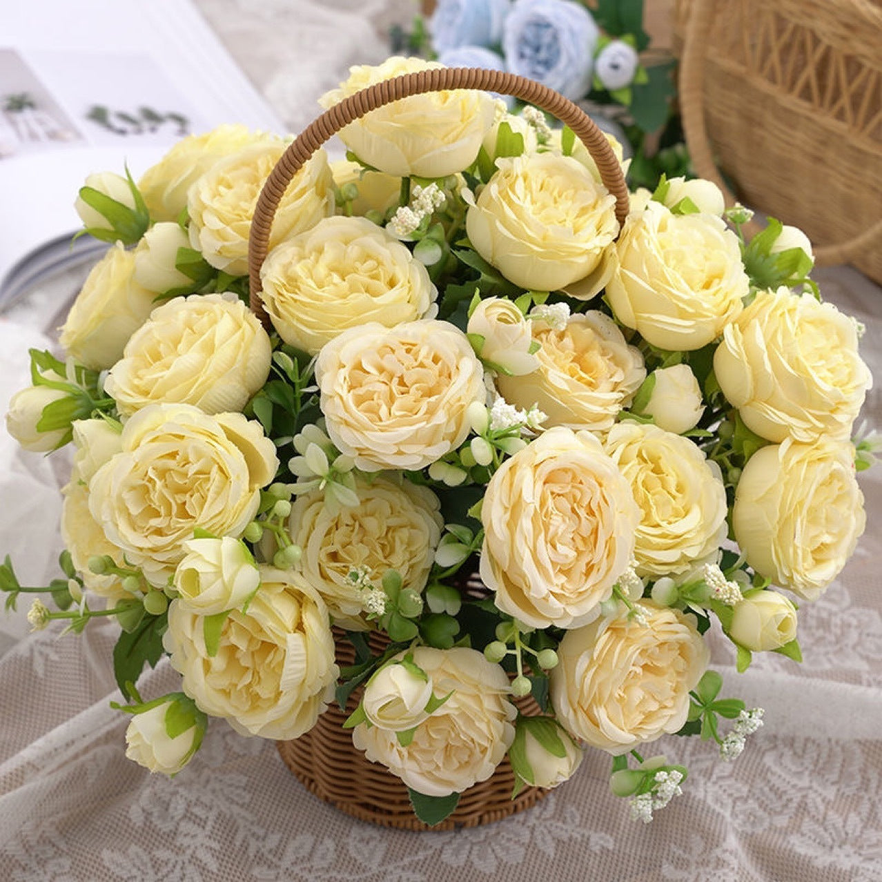 Fake Rose Bouquet Decoration Wedding Celebration Decoration