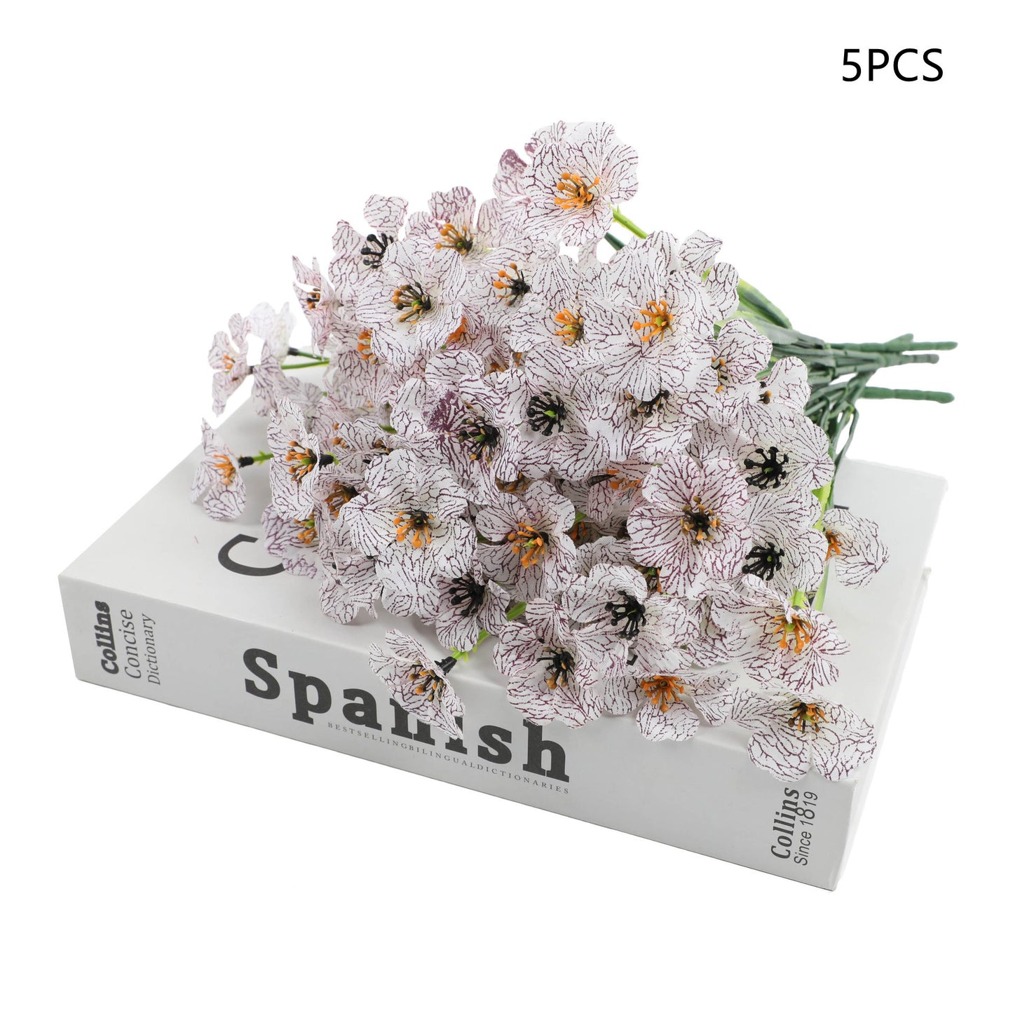 Outdoor Living Room Home Five Fork Spring Grass Flowers Wedding Decorations
