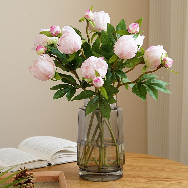 Simulation 2 Peony Fake Flower Living Room Decoration