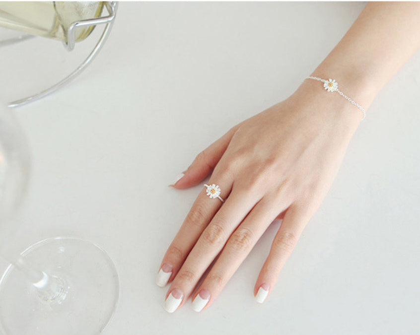 Women's Fashion Personality SUNFLOWER Adjustable Ring