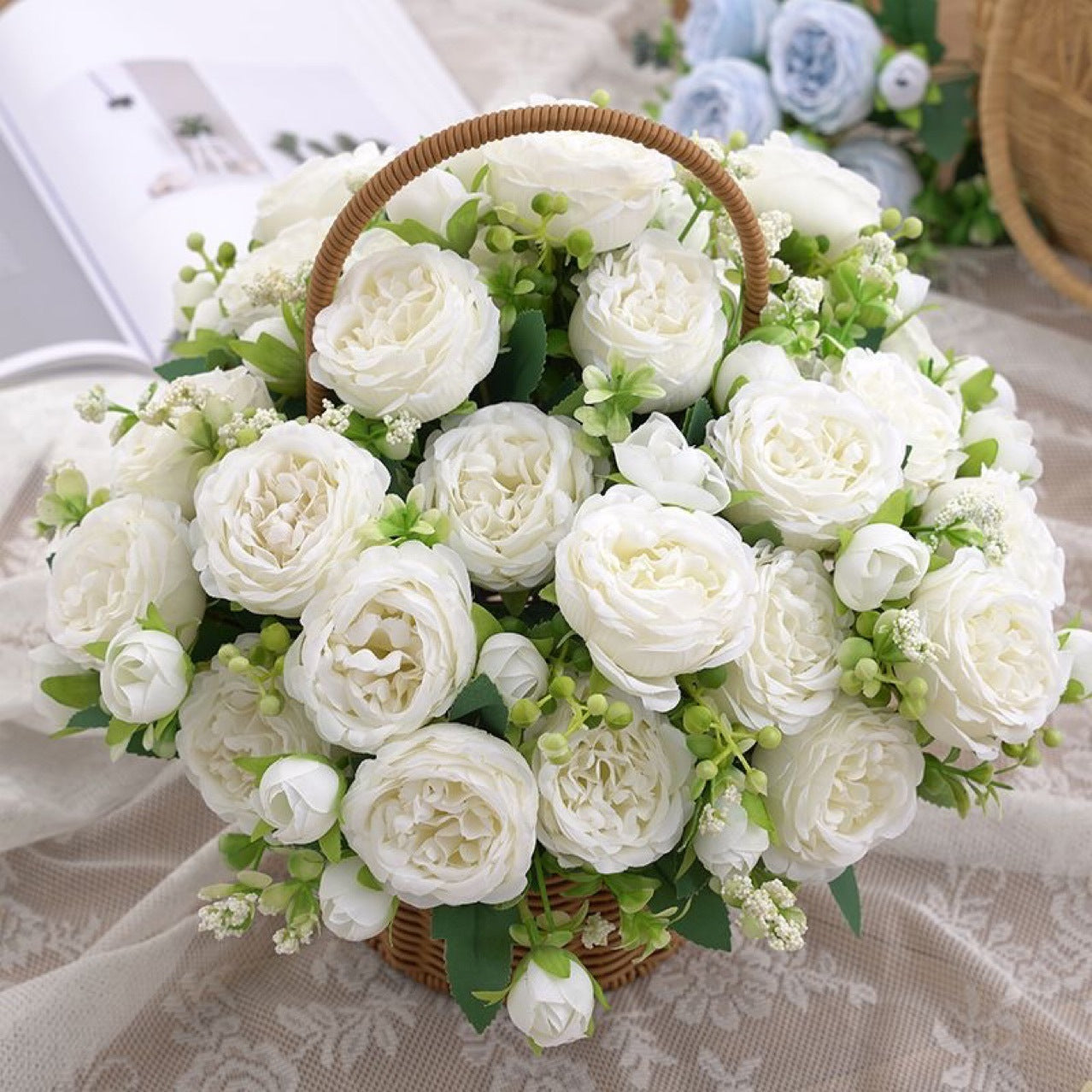 Fake Rose Bouquet Decoration Wedding Celebration Decoration