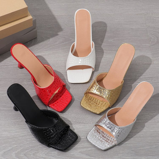 Fashionable New Snake Pattern Slippers For Women