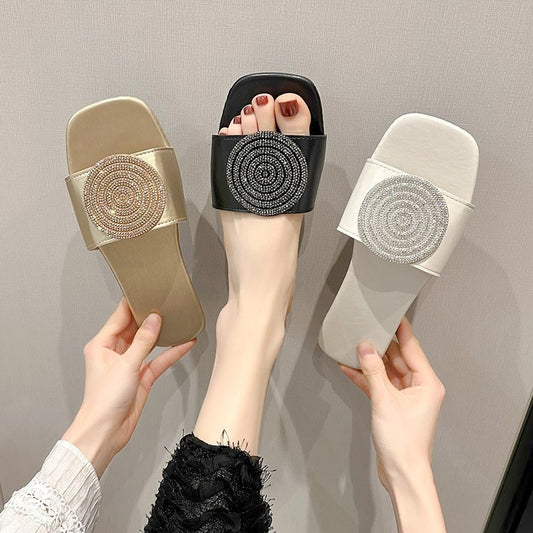 Open Toe Outdoor Slippers Korean Style