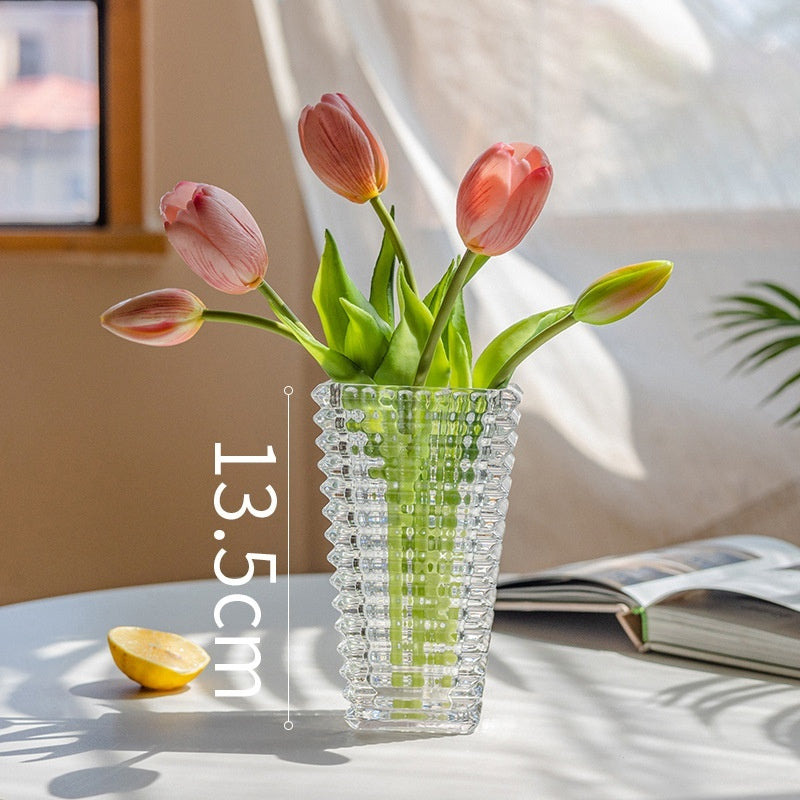 Clear Moist Feeling Flower Tulip Fake Flower Living Room Desktop Furnishings