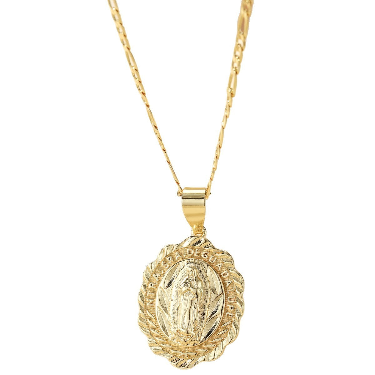 Retro Personalized Accessories Long Popular Religious Virgin Mary Necklace