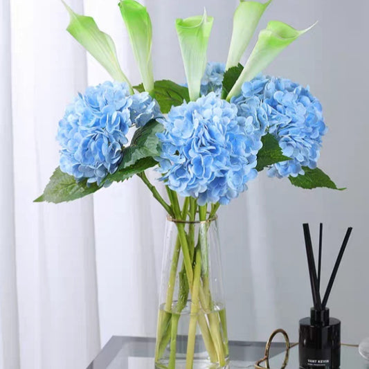 Moisturizing Hydrangea Artificial Flower Bouquet Living Room Decoration Fake Flower