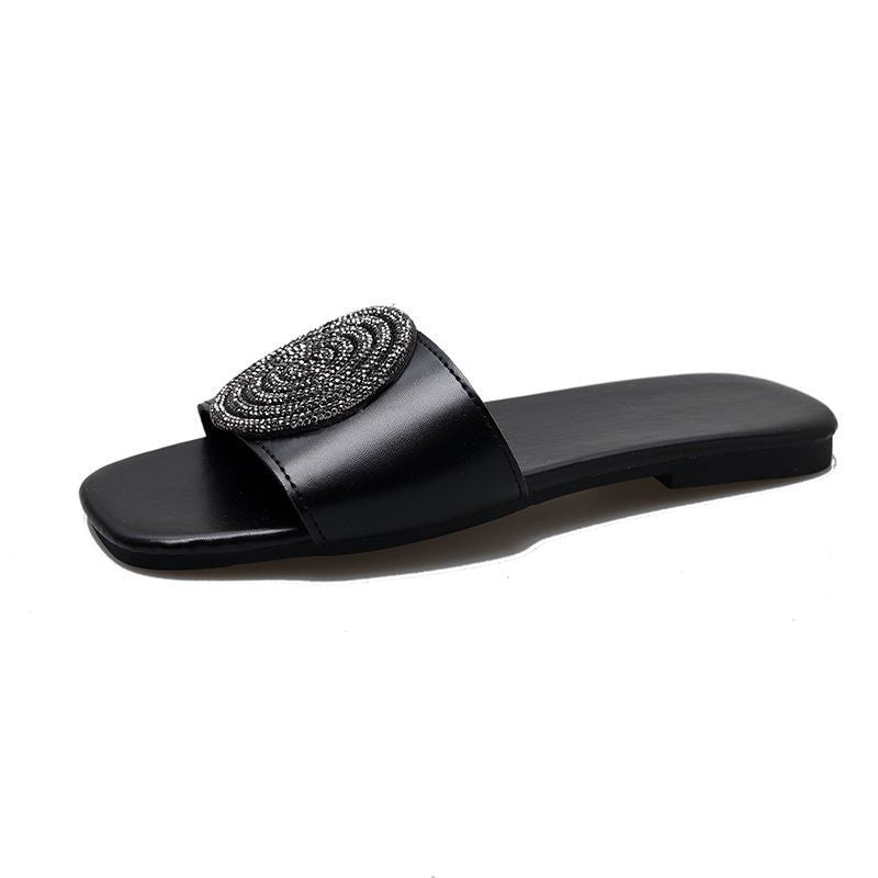 Open Toe Outdoor Slippers Korean Style