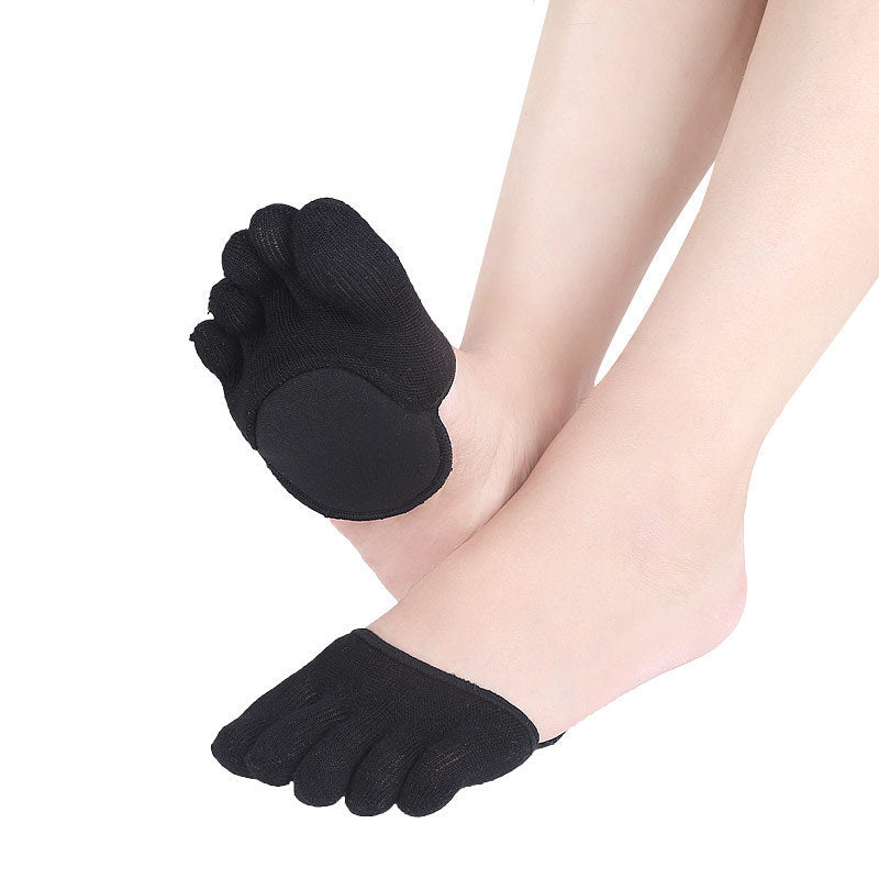 Toe Five-finger Socks Women's High Heels Invisible Pumps