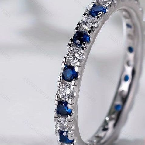 Row Zirconium Twin Index Finger Ring