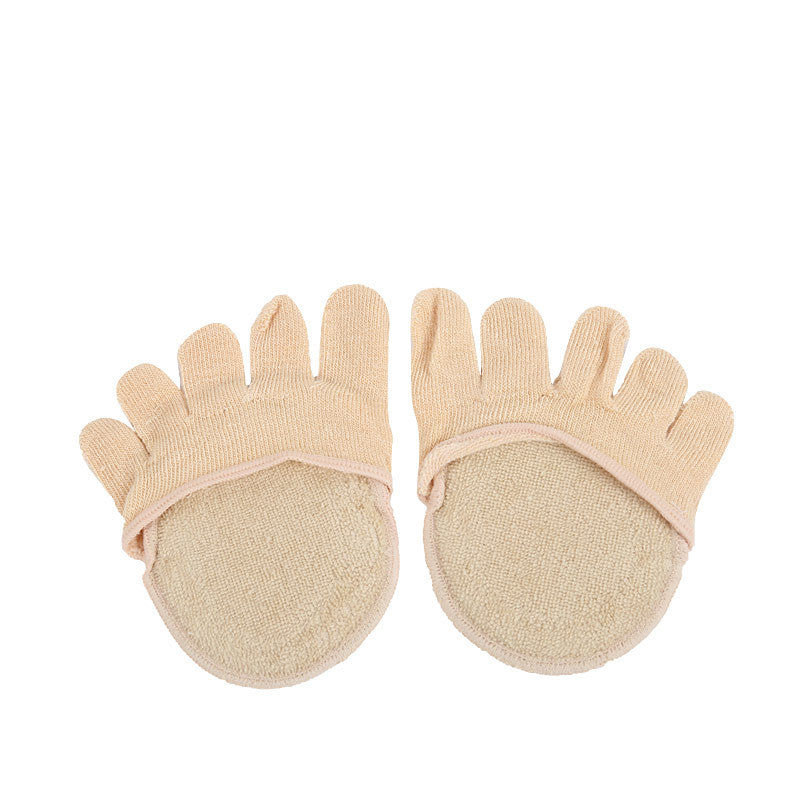 Toe Five-finger Socks Women's High Heels Invisible Pumps