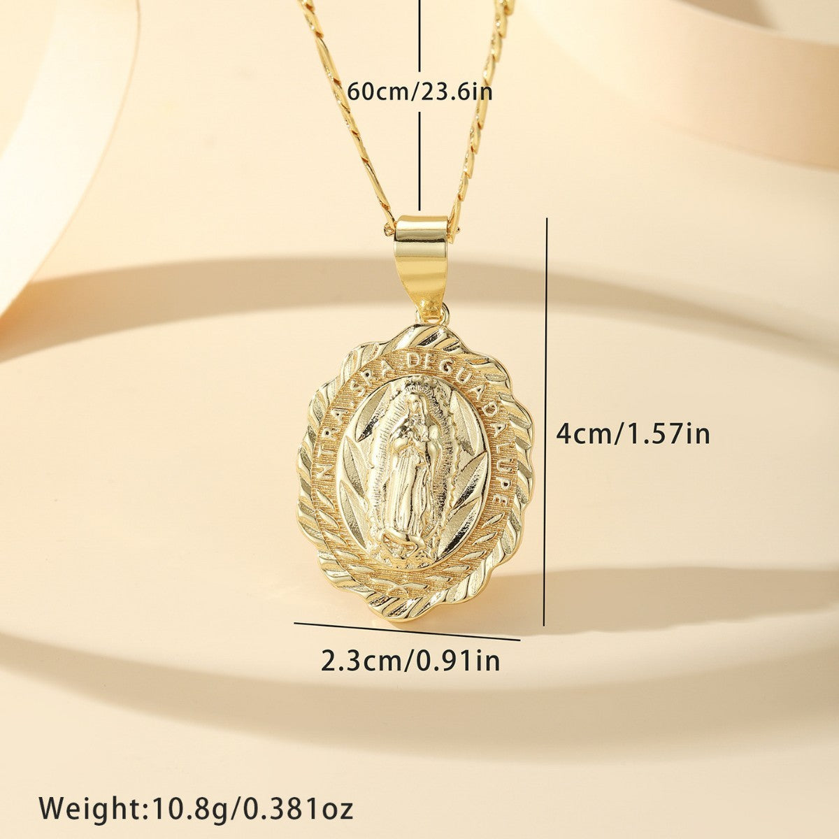 Retro Personalized Accessories Long Popular Religious Virgin Mary Necklace